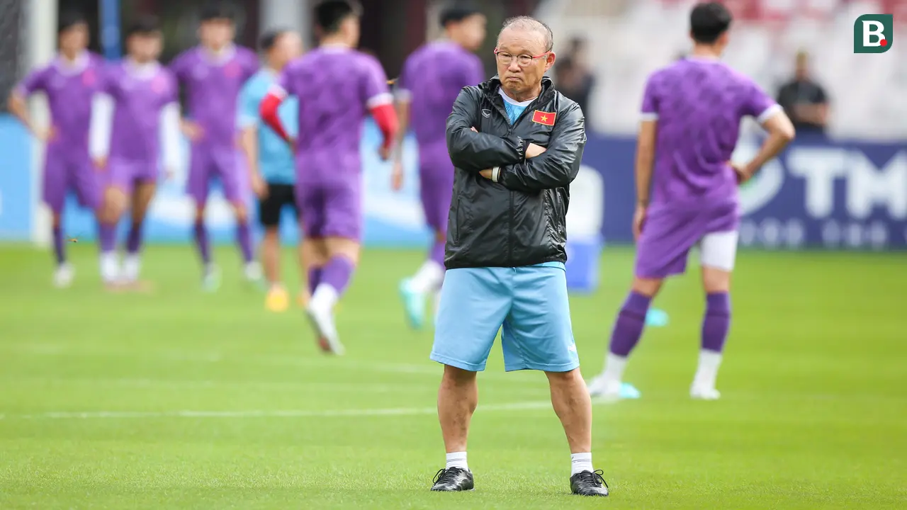 Foto: Ragam Polah dan Ekspresi Unik Park Hang-seo saat Latihan Resmi Jelang Semifinal Piala AFF 2022 Antara Timnas Indonesia Vs Vietnam