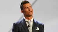 Striker Real Madrid asal Portugal, Cristiano Ronaldo. (AFP/Valery Hache)