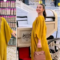Pilihan fashion tersebut membuat penampilannya terasa autentik, sekaligus memancarkan aura elegan dan positif. [@ralineshah].