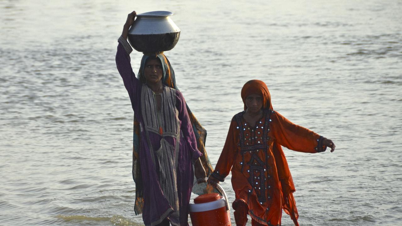 Pemandangan Udara Saat Banjir Parah Rendam Pakistan