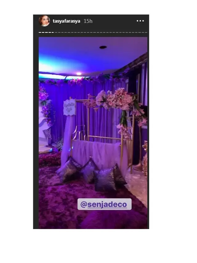 7 Potret Aqiqah Baby Lily Anak Tasya Farasya, Mewah Serba Ungu
