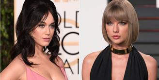 Katy Perry memang sudah terbilang lama berseteru dengan Taylor Swift. Bahkan keduanya membuat lagu atas permusuhan itu. Namun siapa sangka mereka punya selera pakaian yang sama? (Screener)