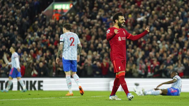 FOTO: Liverpool Bantai MU 4-0, Mohamed Salah Cetak Dua Gol