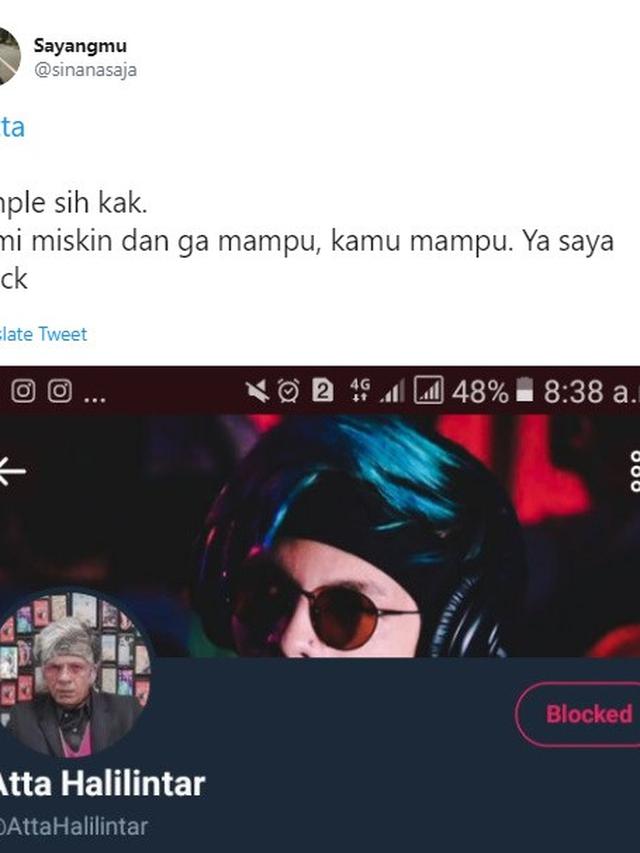 Twitter Atta diblokir