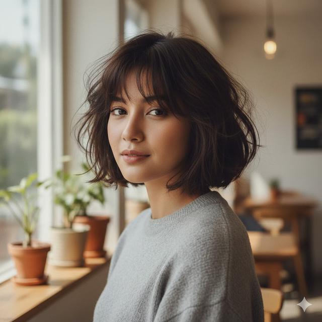 6. Shaggy Bob Modern