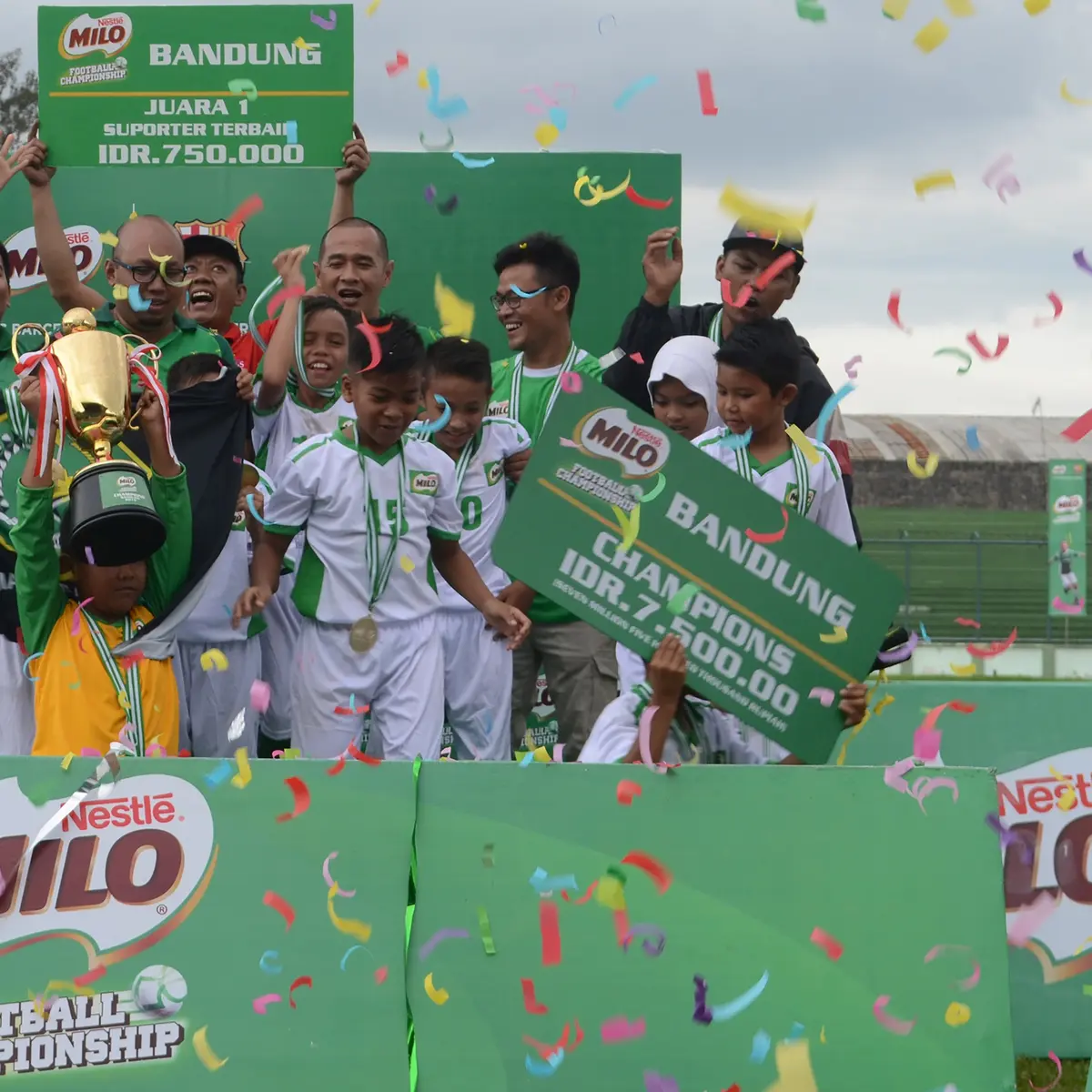 Ini Dia Jawara MILO Football Championship Bandung 2019 Indonesia