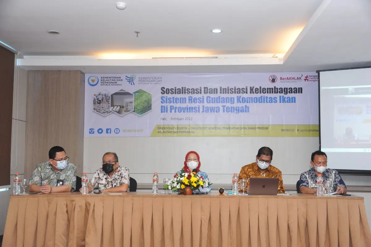 Kementerian Kelautan dan Perikanan (KKP) menargetkan 10 kelembagaan Sistem Resi Gudang (SRG) di wilayah potensial di seluruh Indonesia. (Foto: KKP/Liputan6.com)