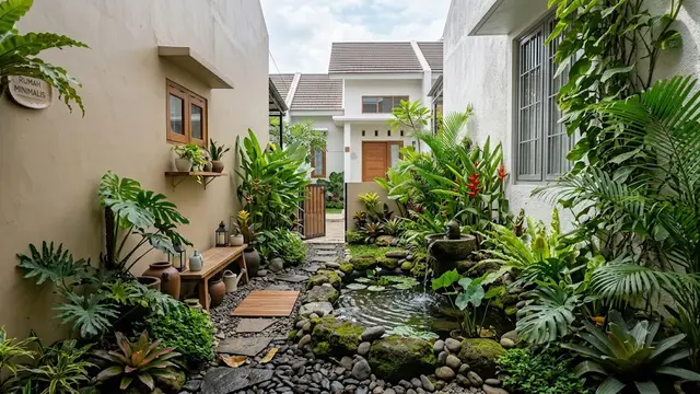 6 Inspirasi Taman Hijau di Sela Rumah, Sulap Lahan Sempit Jadi Lebih Asri
