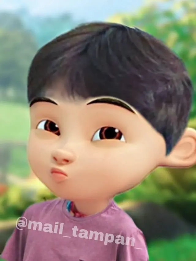 6 Editan Foto upin da Ipin Jadi Oppa Korea Ini Geleng Kepala