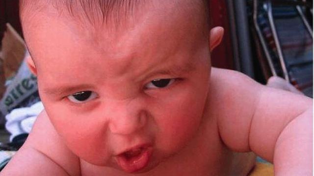 Ekspresi Kocak Saat Bayi Lagi Marah Ini Malah Bikin Ketawa