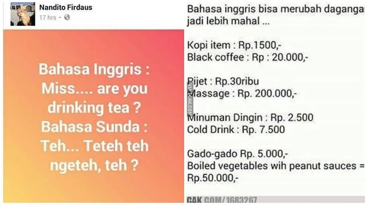 Meme Kocak Belajar Bahasa Inggris Ini Bikin Mikir Keras