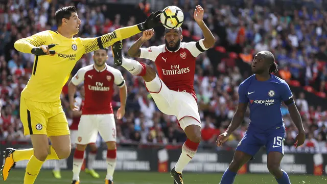 FOTO: Bungkam Chelsea, Arsenal Raih Community Shield 2017