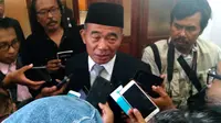 Menteri Pendidikan dan Kebudayaan Muhadjir Effendy saat di Malang, Jawa Timur (Liputan6.com/Zainul Arifin)