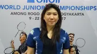 Manajer Tim Junior Indonesia Susy Susanti. (Liputan6.com/Switzy Sabandar)