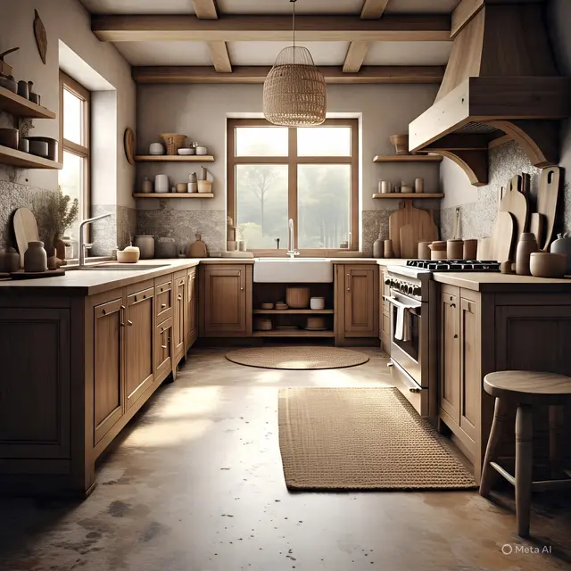 Dapur Konsep Biofilik