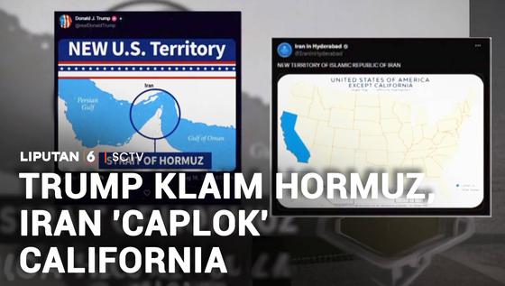 Trump Klaim Selat Hormuz, Iran Balas dengan California