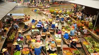 5 Pasar Apung Terbaik di Dunia, Indonesia Salah Satunya 