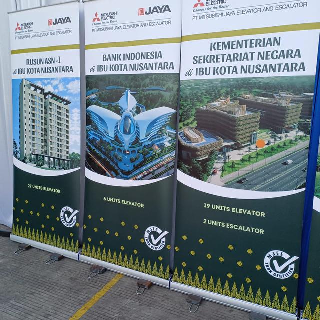 MJEE Pasok 90 Unit Lift dan Escalator ke IKN