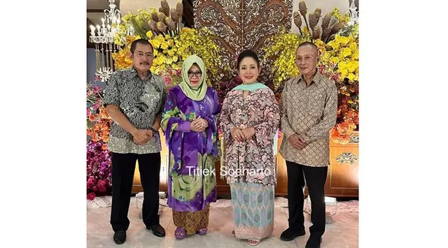 Digelar intim dengan adat Jawa, 6 potret pernikahan anak Ari Sigit jadi momen kumpul keluarga Cendana