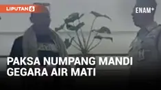 Gara-gara Air Tidak Mengalir, Warga Paksa Numpang Mandi di Kantor Perumda Malang