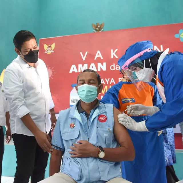 Vaksinasi Ketua RT dan RW se-Kota Kediri, Wali Kota Kediri: Ini yang Pertama di Jawa Timur