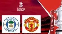 Piala FA - Wigan Athletic Vs MU (Bola.com/Adreanus Titus)