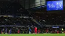 Kemenangan 3-0 PSG membuat agregat berakhir dengan skor 8-2. Les Parisiens berhasil melaju ke babak perempat final melawan pemenang dari laga Liverpool Vs Galatasaray. (AFP/Franck Fife)