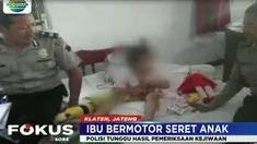 Saat kejadian, warga sekitar pun berupaya menghentikan laju motor pelaku. Sang anak yang diseret akhirnya dilepas oleh pelaku.
