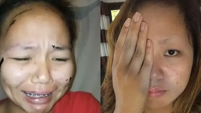 Hati-hati pakai masker./Copyright Viral Press