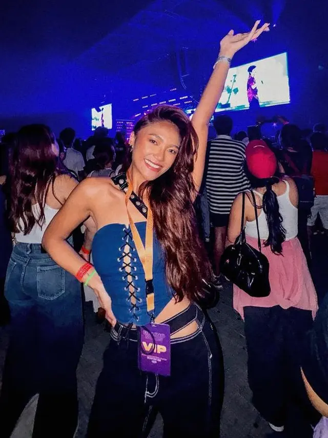 Marion Jola Liburan ke Thailand. [@lalamarionmj]