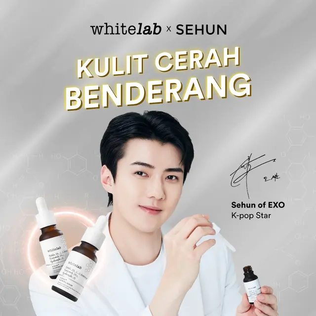 Sehun EXO Jadi Brand Ambassador Skincare Lokal Whitelab