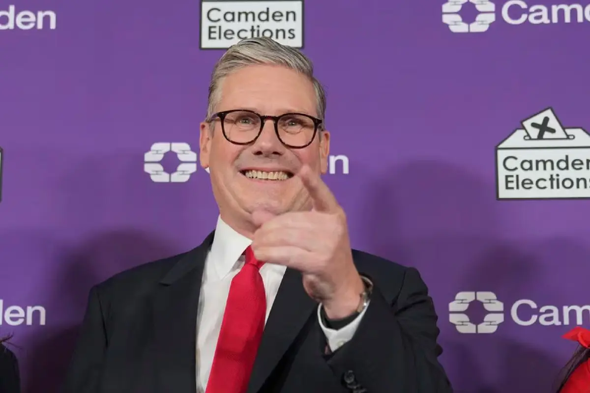 Pemimpin Partai Buruh Keir Starmer menang Pemilu Inggris 2024. (AP)