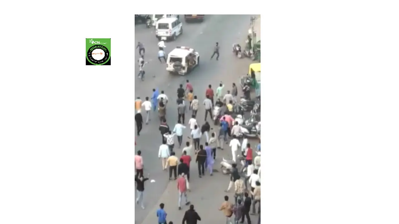 Video Kerusuhan di India akibat penerapan Lockdown Tidak Benar