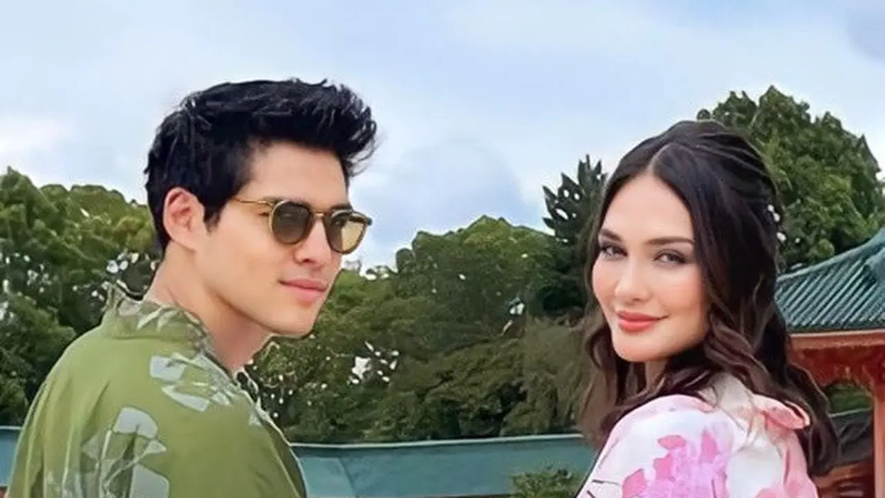 [Fimela] Luna Maya dan Maxime Bouttier