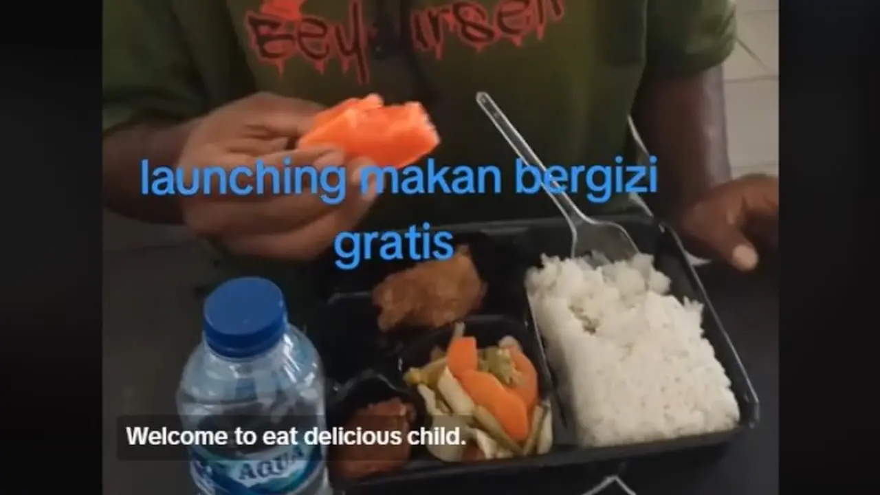 Menu Makan Bergiiz Gratis di SMK Papua Dipuji Lengkap dan Seimbang, Warganet Sebut Melebihi Rp10 Ribu