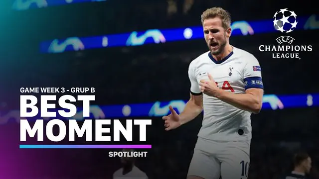 Berita video momen-momen terbaik yang terjadi pada matchday 3 Grup B Liga Champions 2019-2020, salah satunya soal kebangkitan Tottenham Hotspur.