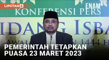Menteri Agama Tetapkan Puasa Pada 23 Maret 2023