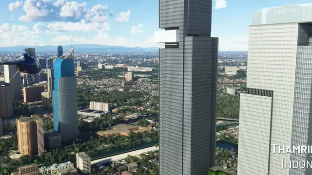 Thamrin Nine di Microsoft Flight Simulator (YouTube Xbox)