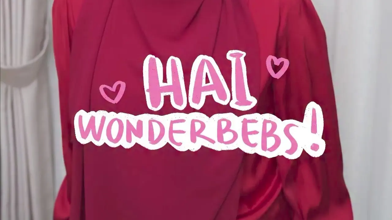 Outfit Merah Putih Hijab Artis