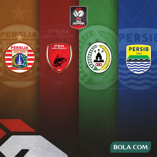 Piala Menpora - Ilustrasi Logo Tim Ke Semifinal