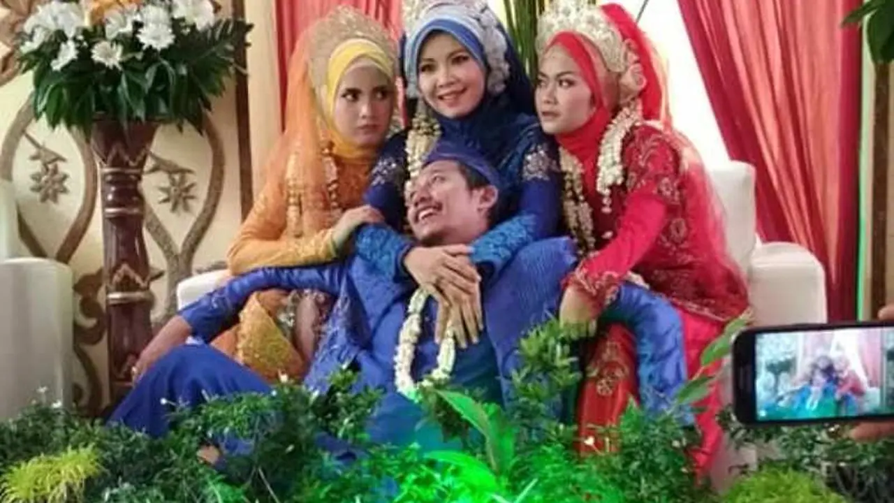 Heboh Pria Menikah dengan 3 Wanita Sekaligus, Ini Faktanya