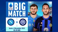 Jadwal dan Live Streaming Serie A: Napoli vs Inter Milan di Vidio