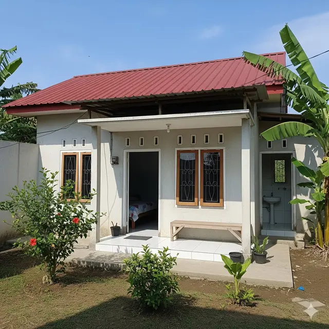 Rumah Tipe Petak 3 Ruangan 5x5 Meter
