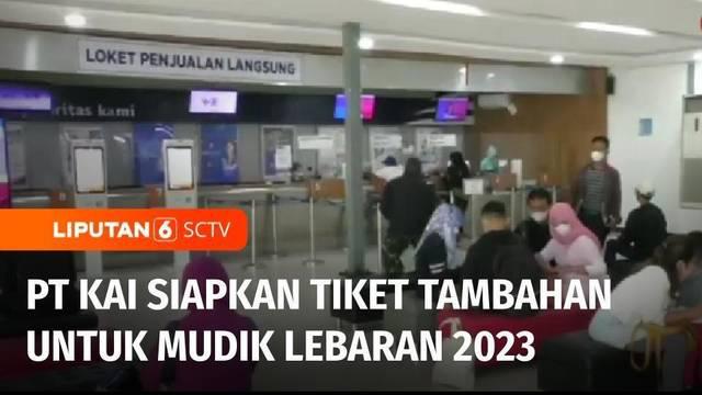 PT Kereta Api Indonesia menyiapkan ratusan ribu tiket kereta tambahan untuk angkutan mudik lebaran tahun 2023. Sementara itu, Kementerian Perhubungan, kembali menggelar mudik gratis ke 28 kota yang tersebar di Pulau Jawa dan Sumatera.