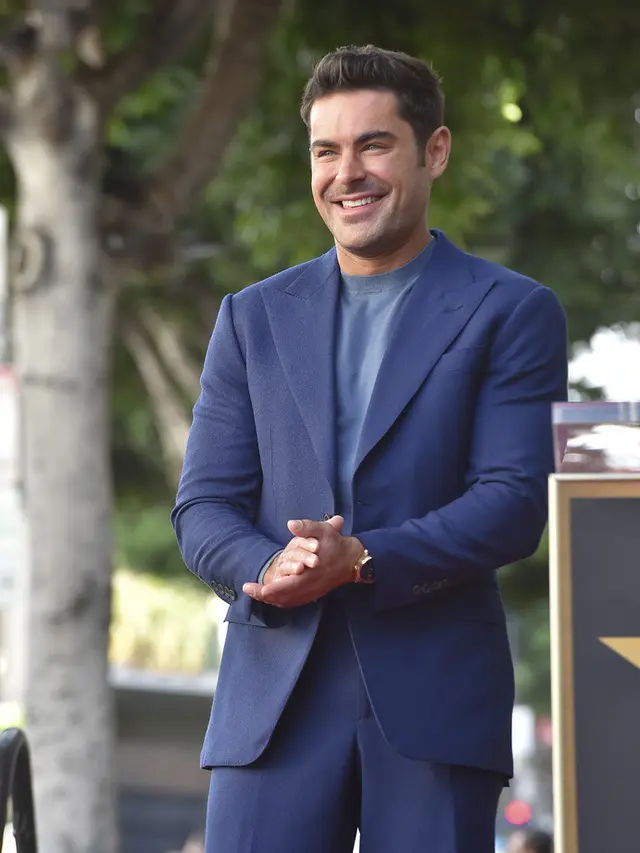 Zac Efron pada 11 Desember 2023. (Jordan Strauss/Invision/AP)