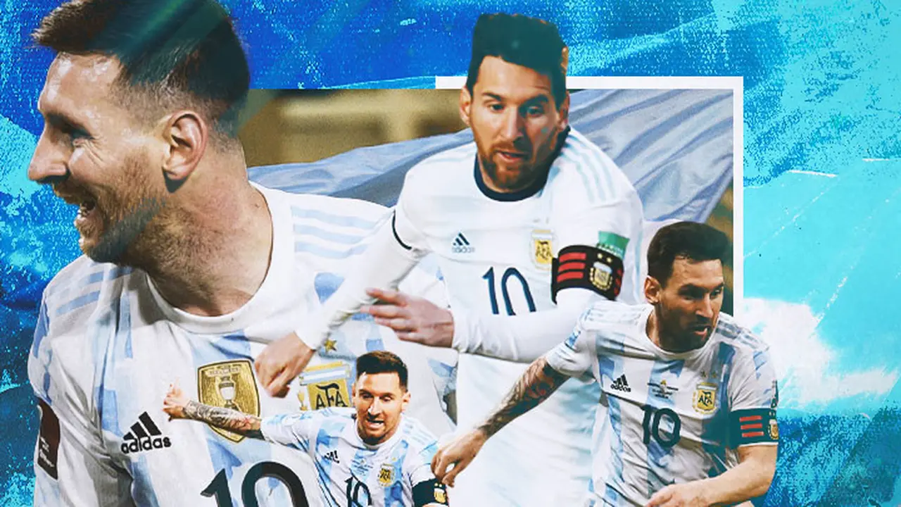Ilustrasi - Ilustrasi Lionel Messi Argentina