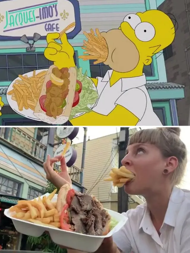Turis Ini Keliling Lokasi Film ‘The Simpsons’, 6 Potretnya Kocak Banget