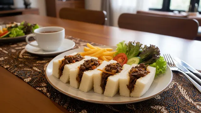 Cara Buat Roti Tawar Isi Daging Sapi Tumis yang Mengenyangkan