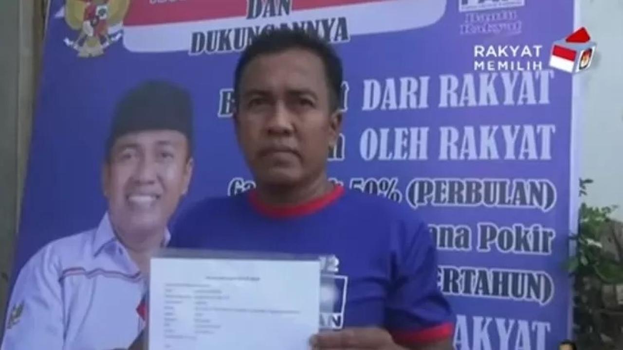 Erfin Dewi Sudanto, Caleg Bondowoso dari PAN menunjukan surat pernyataan menjual ginjalnya untuk biaya kampanye (Istimewa)