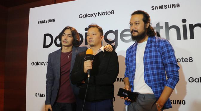 Abimana Aryasatya, Ringgo Agus Rahman, dan Dwi Sasono di Exclusive Launching Samsung Galaxy Note 8